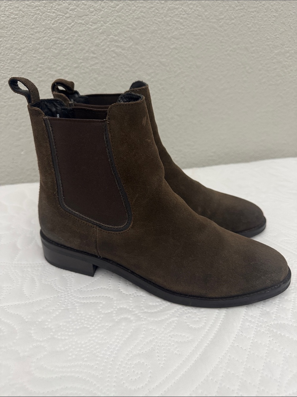 Thursday Boot Co Pull On Chelsea Boots Brown Leather Size 9